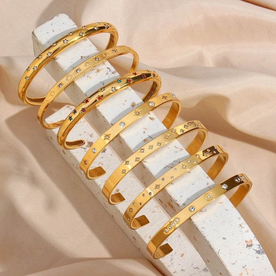 SELENA Gold Bangle