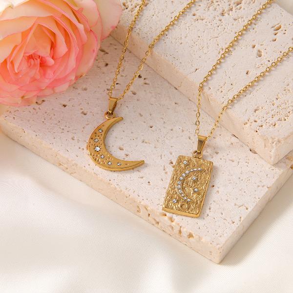 Lou Celestial Sun Moon Necklaces