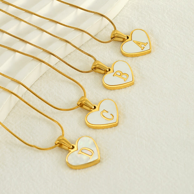 Ellie Pearl Monogram Necklace