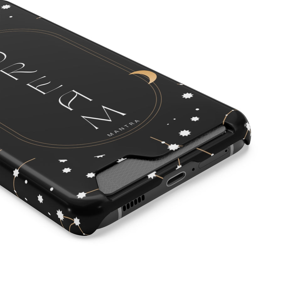 Mantra Dream Phone Case With Card Holder