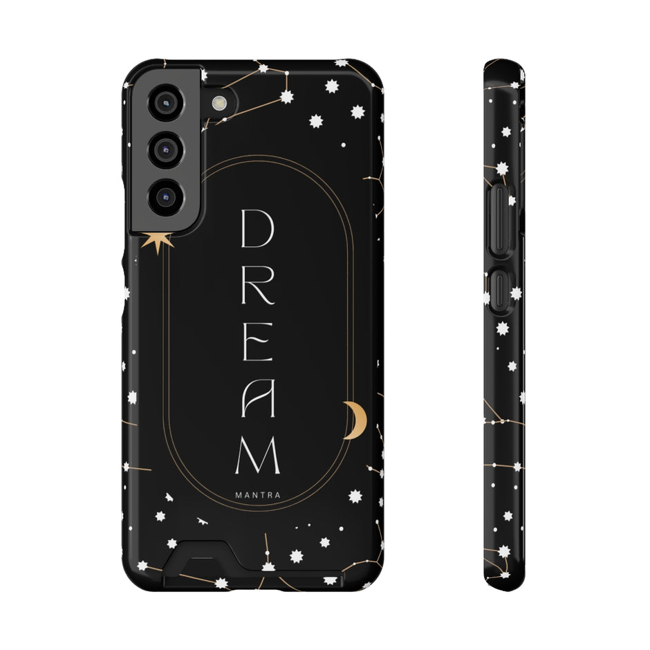 Mantra Dream Phone Case With Card Holder