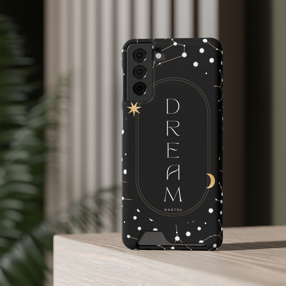 Mantra Dream Phone Case With Card Holder