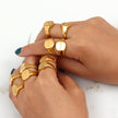 Soulful Script Rings