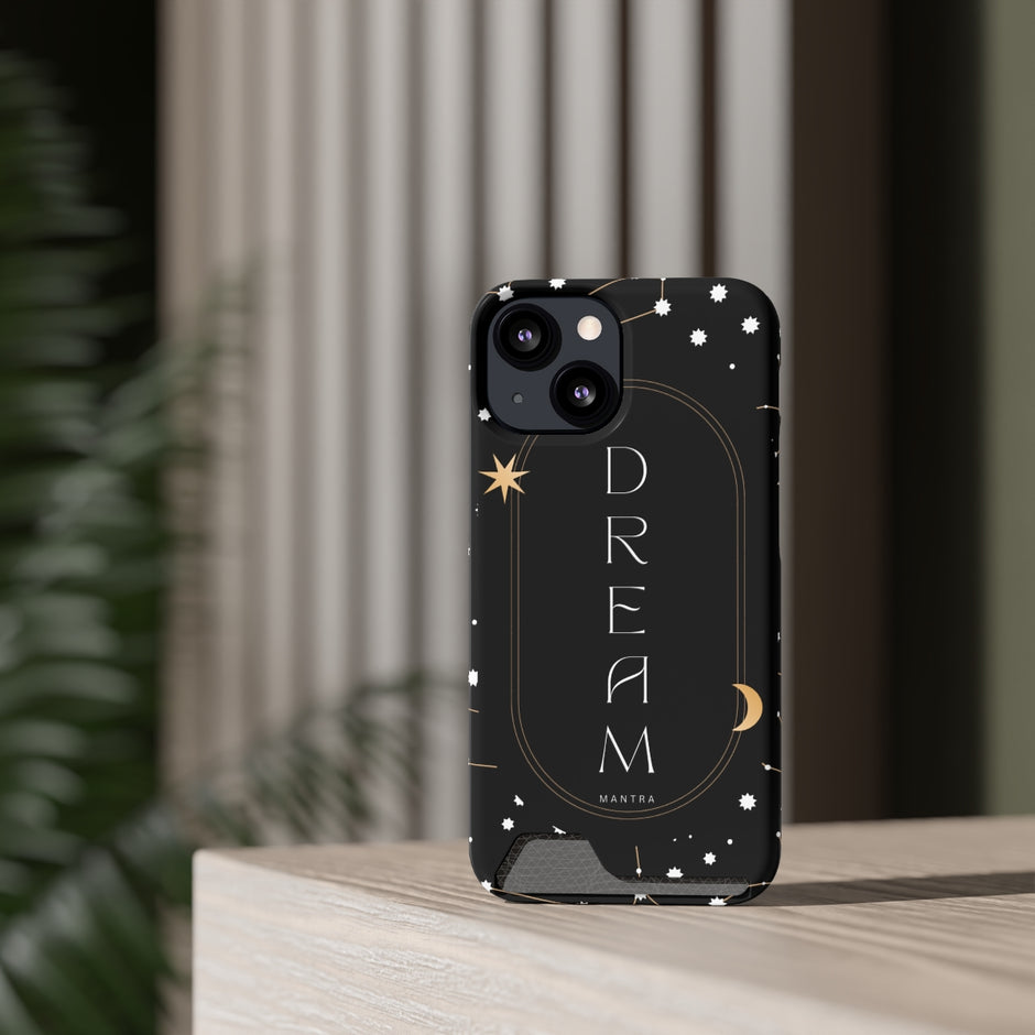 Mantra Dream Phone Case With Card Holder