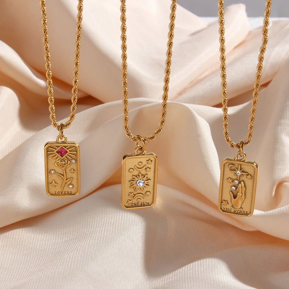 The Gift Message  Oracle Tarot Necklace 