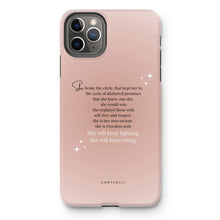 Load image into Gallery viewer, She strength Tough Phone Case
