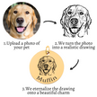 Dog Mama Memorial memory necklace