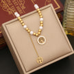 Gold Tree of Life Necklace and Earrings set