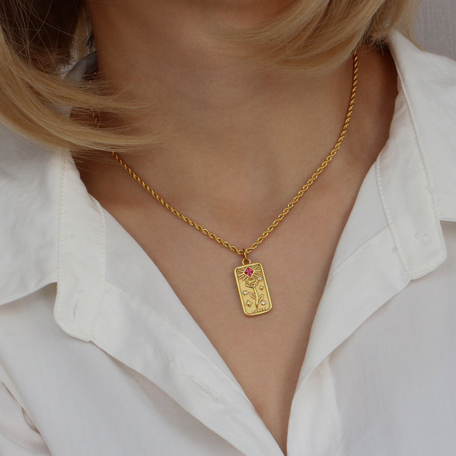 The Gift Message  Oracle Tarot Necklace 