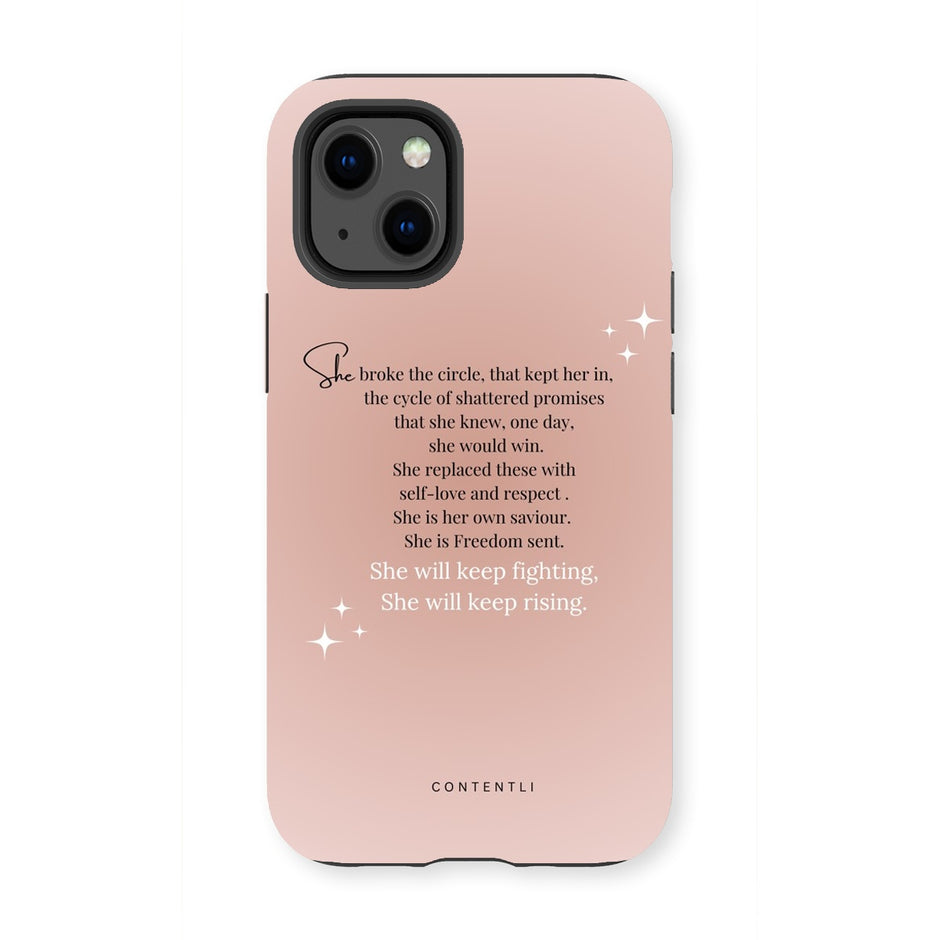 She strength mental health phone case7