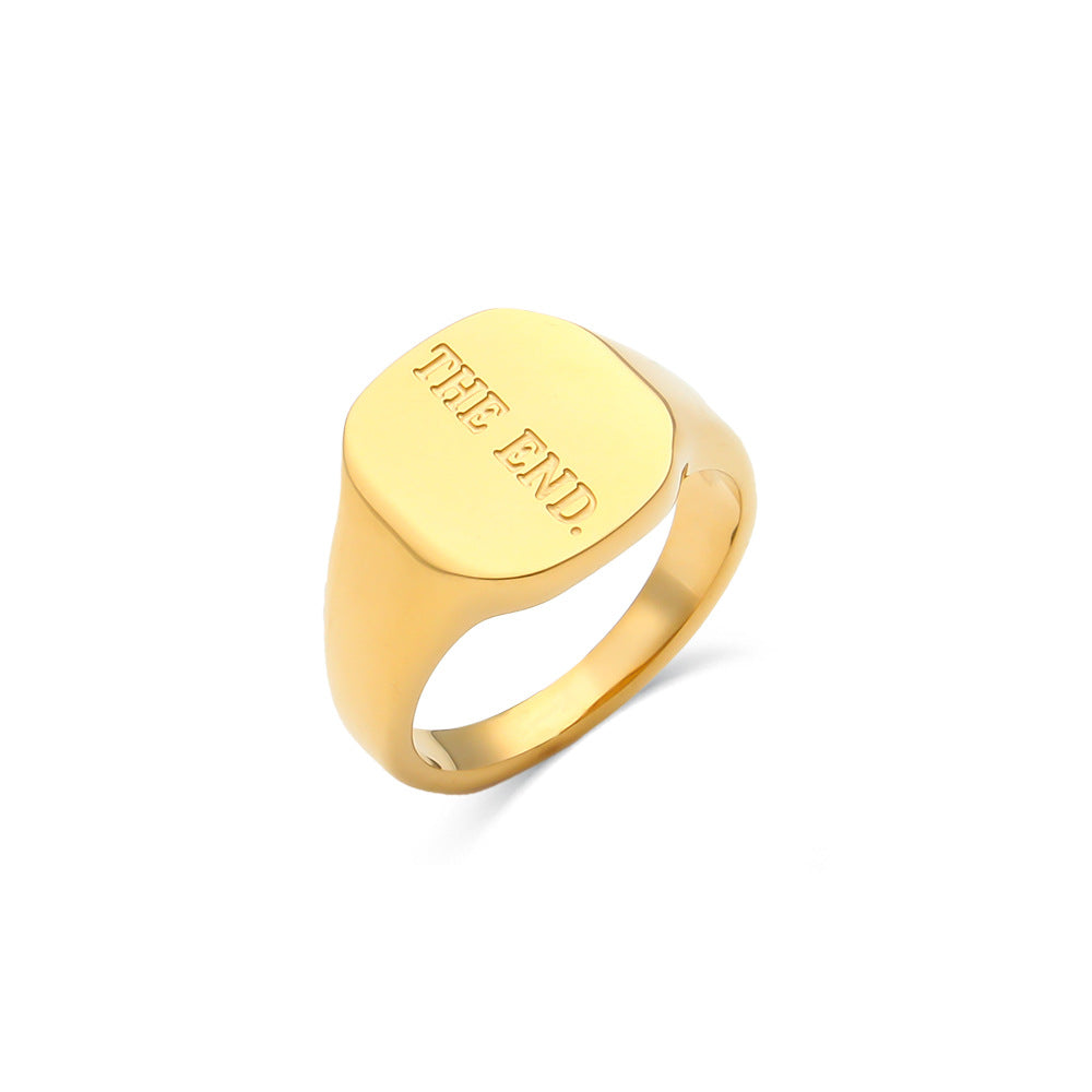 Soulful Script Rings