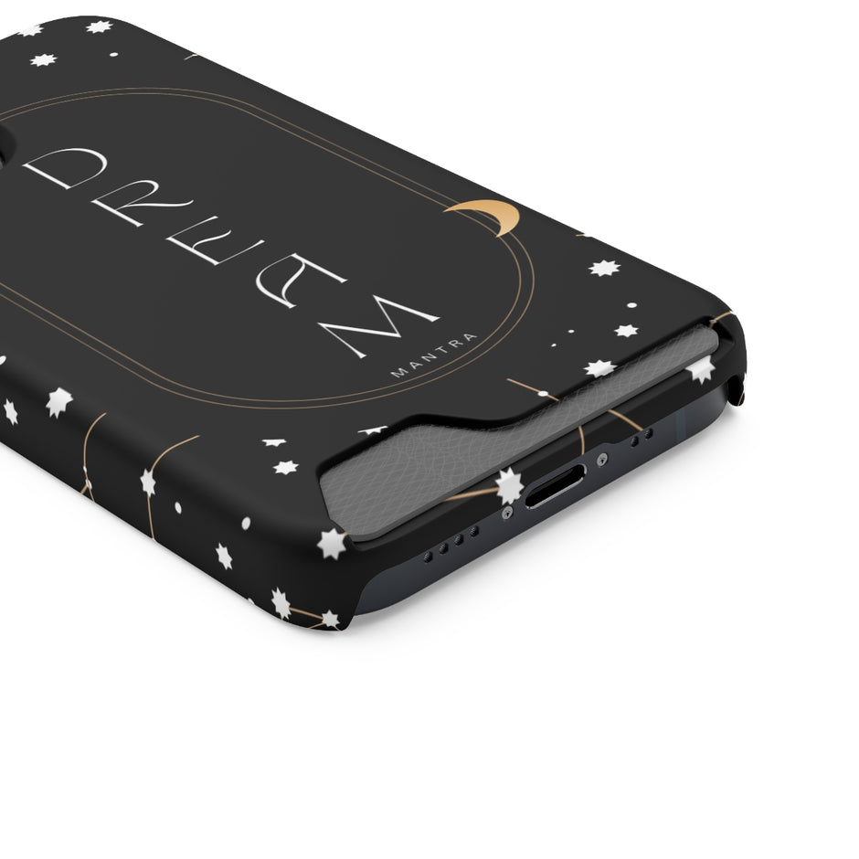 Mantra Dream Phone Case With Card Holder