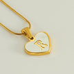 Ellie Pearl Monogram Necklace