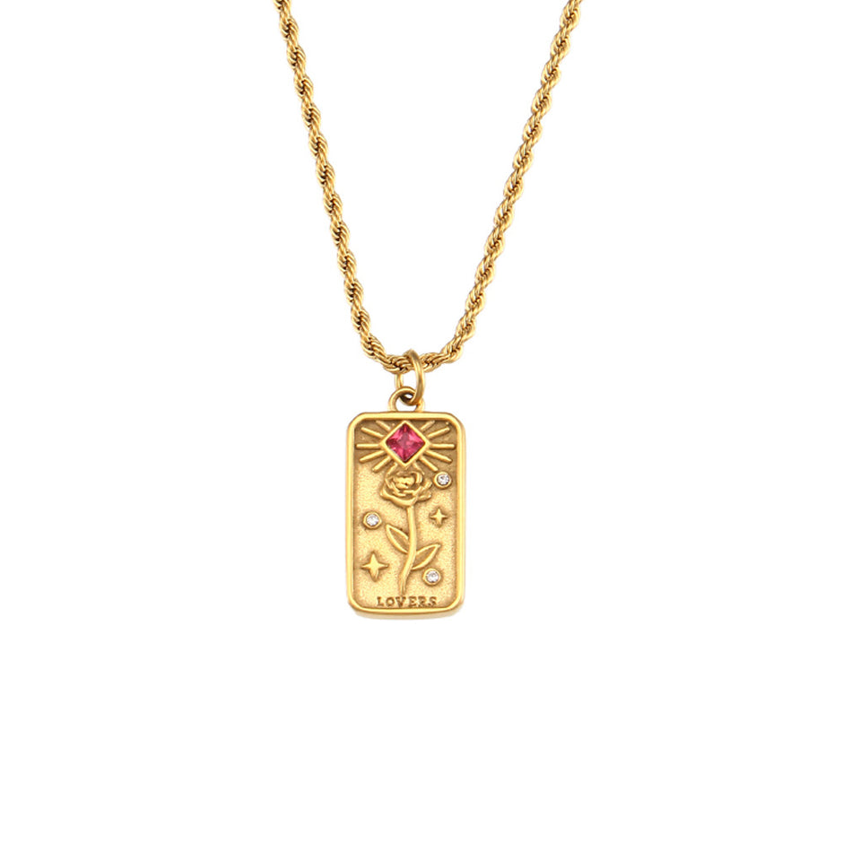The Gift Message  Oracle Tarot Necklace 