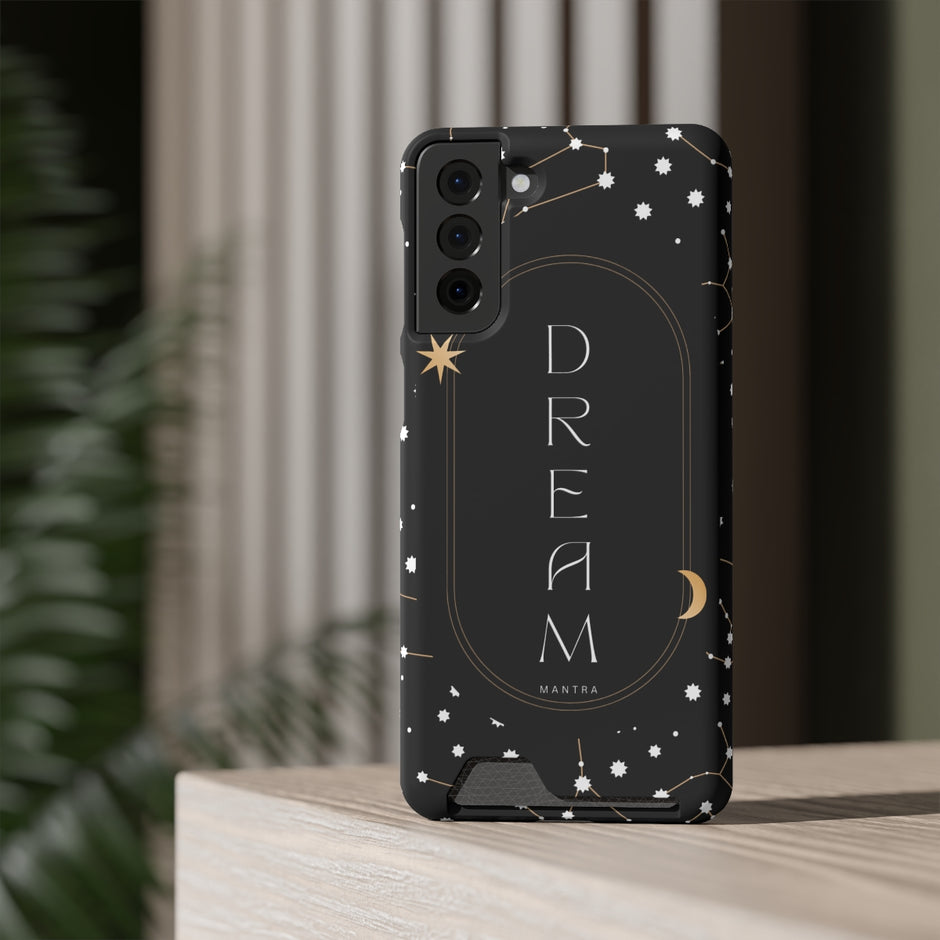 Mantra Dream Phone Case With Card Holder