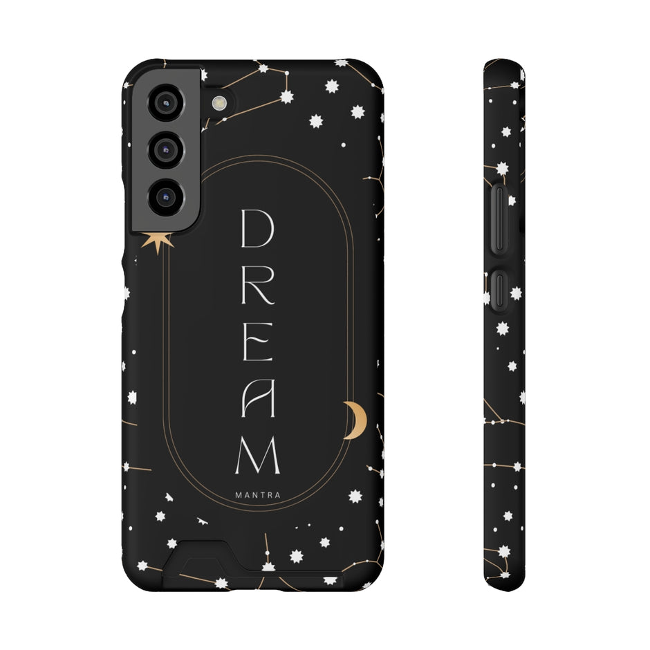 Mantra Dream Phone Case With Card Holder