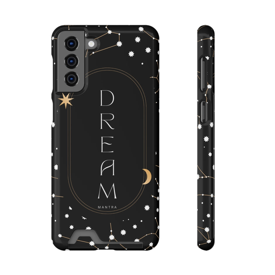 Mantra Dream Phone Case With Card Holder