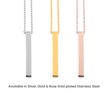 Amazing Girlfriend Coordinates bar Necklace