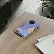 Load image into Gallery viewer, Mantra Self belief Cloud Phone Case With Card Holder
