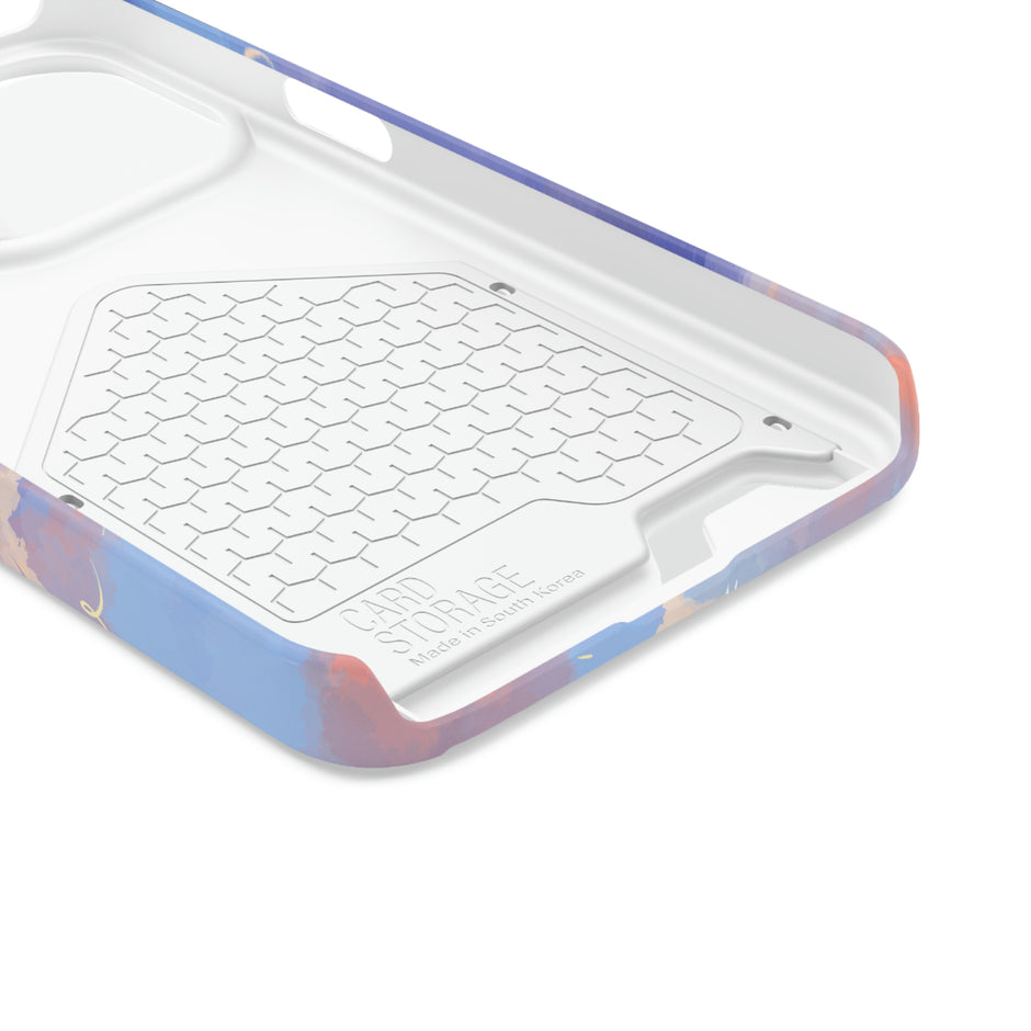 Self belief Mantra Cloud Phone Case With Card Holder