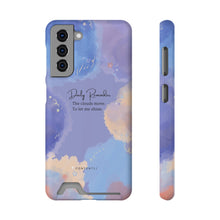 Load image into Gallery viewer, Mantra Self belief Cloud Phone Case With Card Holder
