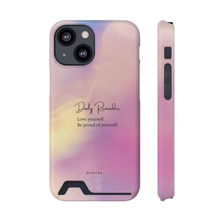 She Mantra Love yourself Phone Case