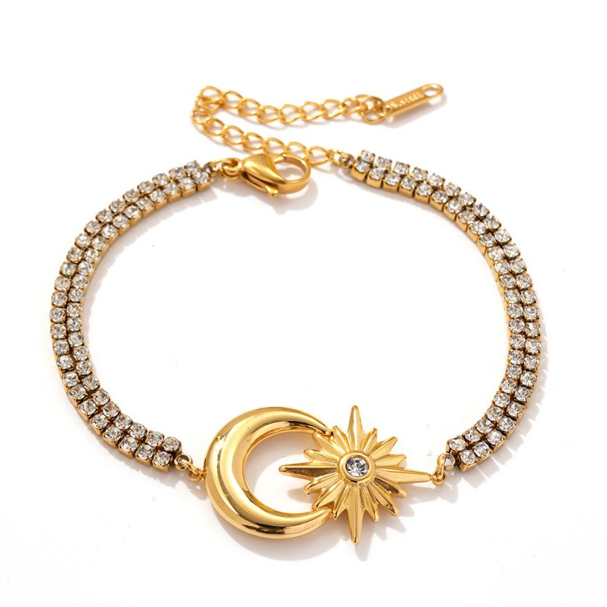 Vinnie Celestial Sun Moon Tennis Bracelet