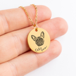 Dog Mama Memorial memory necklace