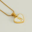 Ellie Pearl Monogram Necklace