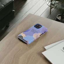 Load image into Gallery viewer, Mantra Self belief Cloud Phone Case With Card Holder
