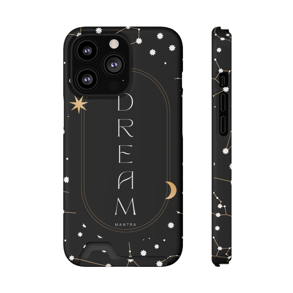 Mantra Dream Phone Case With Card Holder