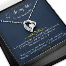 Load image into Gallery viewer, Gift message pendant for Goddaughter
