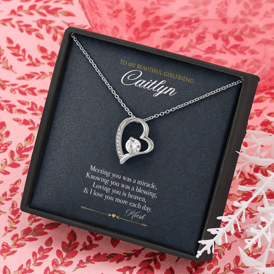 GIft Message necklace for Girlfriend