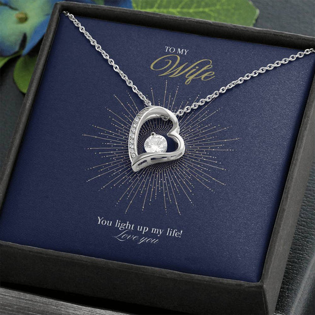 Gift Message necklace for wife