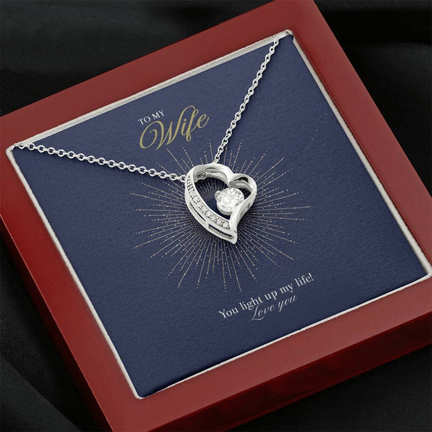 Gift Message necklace for wife