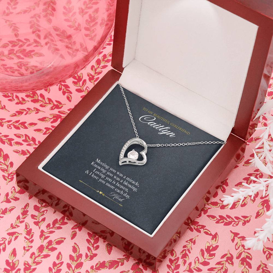 GIft Message necklace for Girlfriend