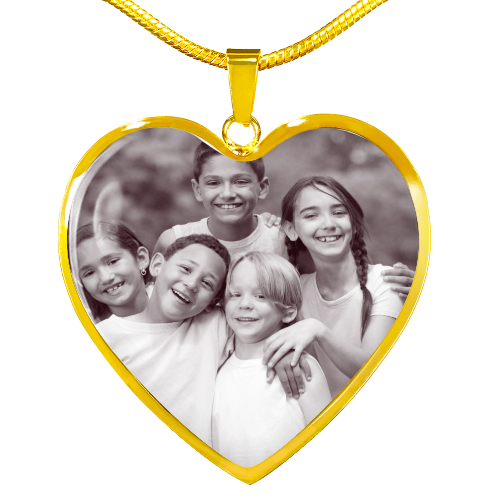 Mothers day personalised photo pendant