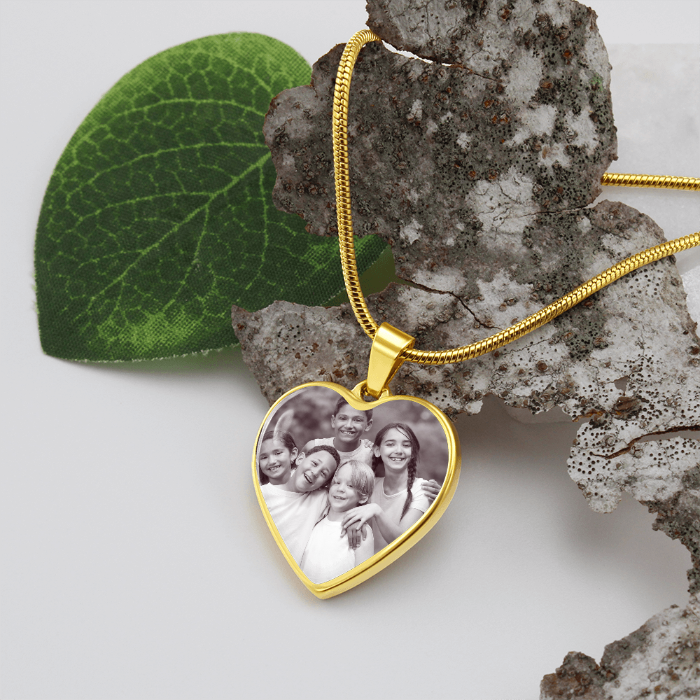 Mothers day personalised photo pendant