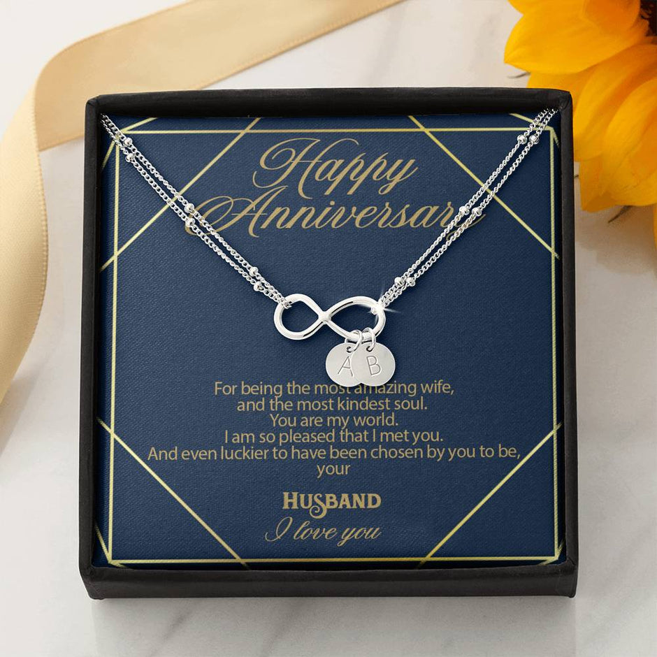Gift Message Infinity bracelet