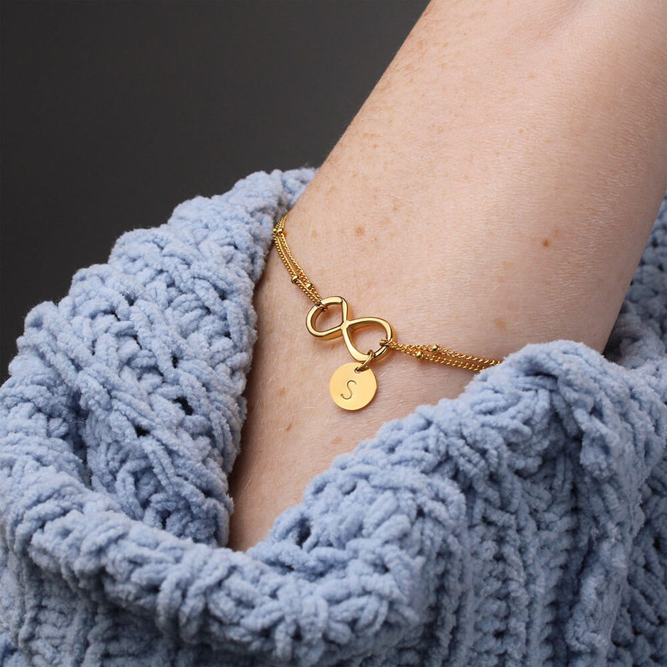 Gift Message Infinity bracelet