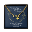 Mother daughter Infinity eternal bond necklace