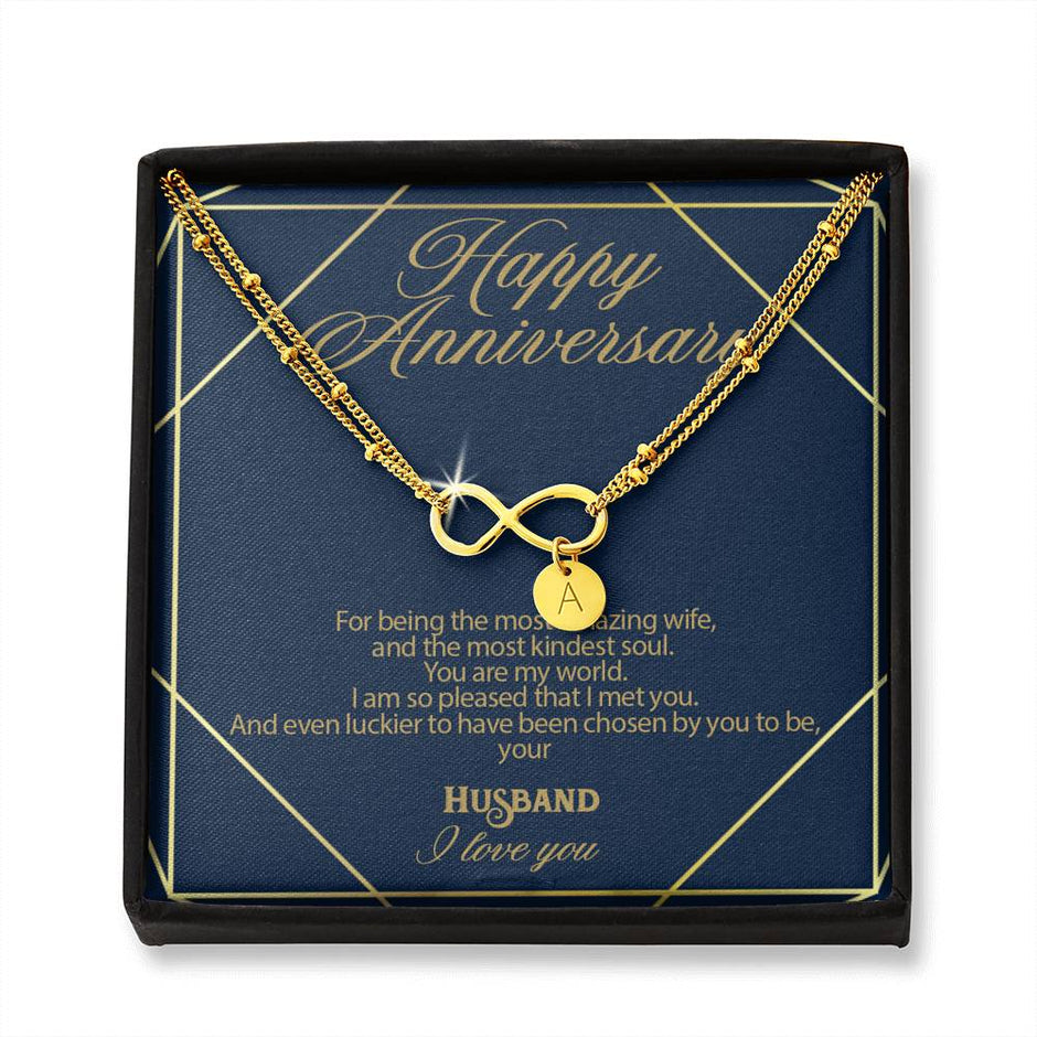 Gift Message Infinity bracelet