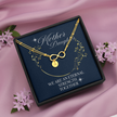 Mother daughter eternal bond necklace