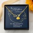 Mother daughter eternal bond necklace
