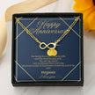 Gift Message Infinity bracelet