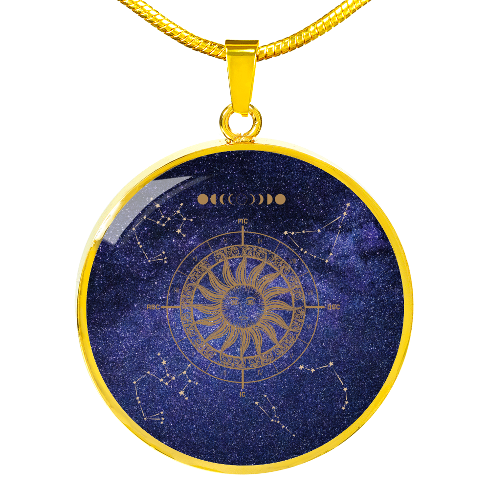 GIft Message Zodiac necklace