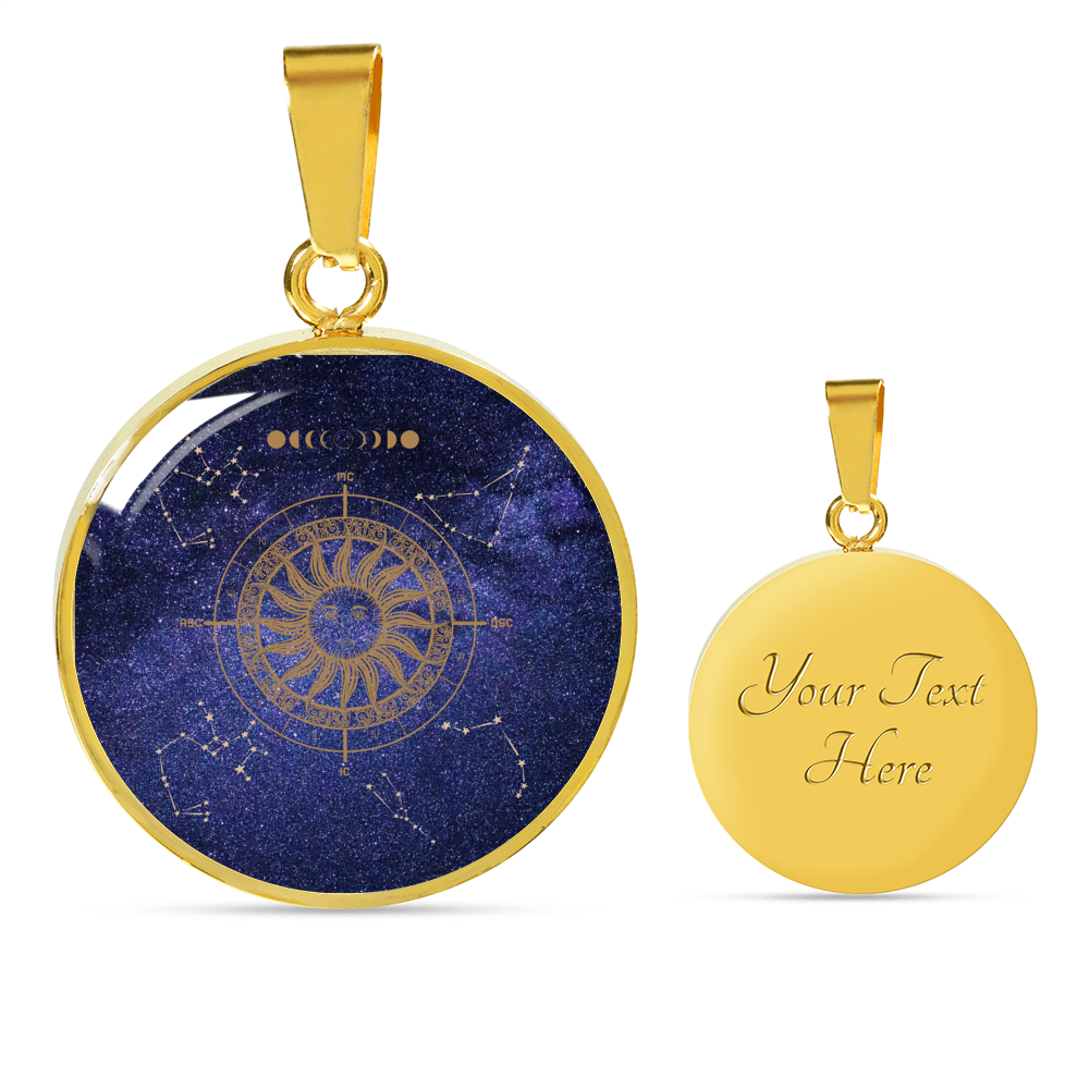 GIft Message Zodiac necklace