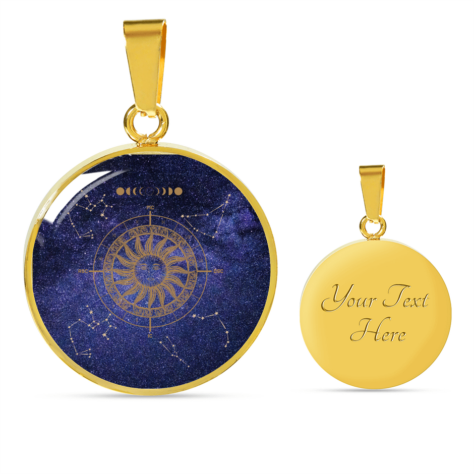 GIft Message Zodiac necklace