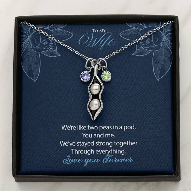 For my wife Pearl Pod Necklace