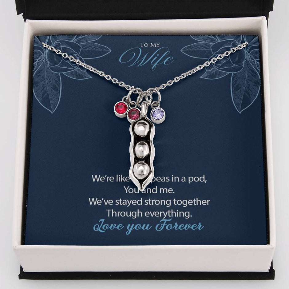 For my wife Pearl Pod Necklace